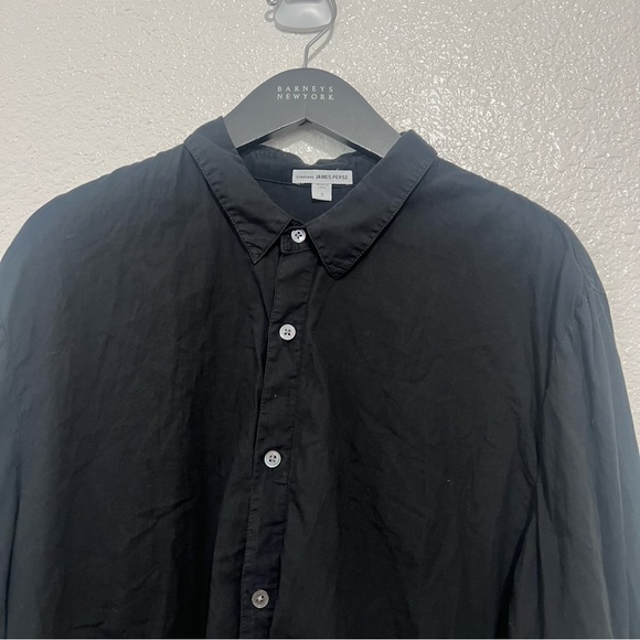 James Perse botton down shirt 100% cotton long sleeve 3 - Picture 4 of 10